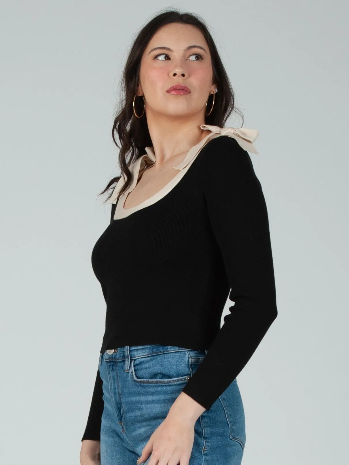 Women's Knit Sweater Top sold by Lucca Couture product image thumbnail 2