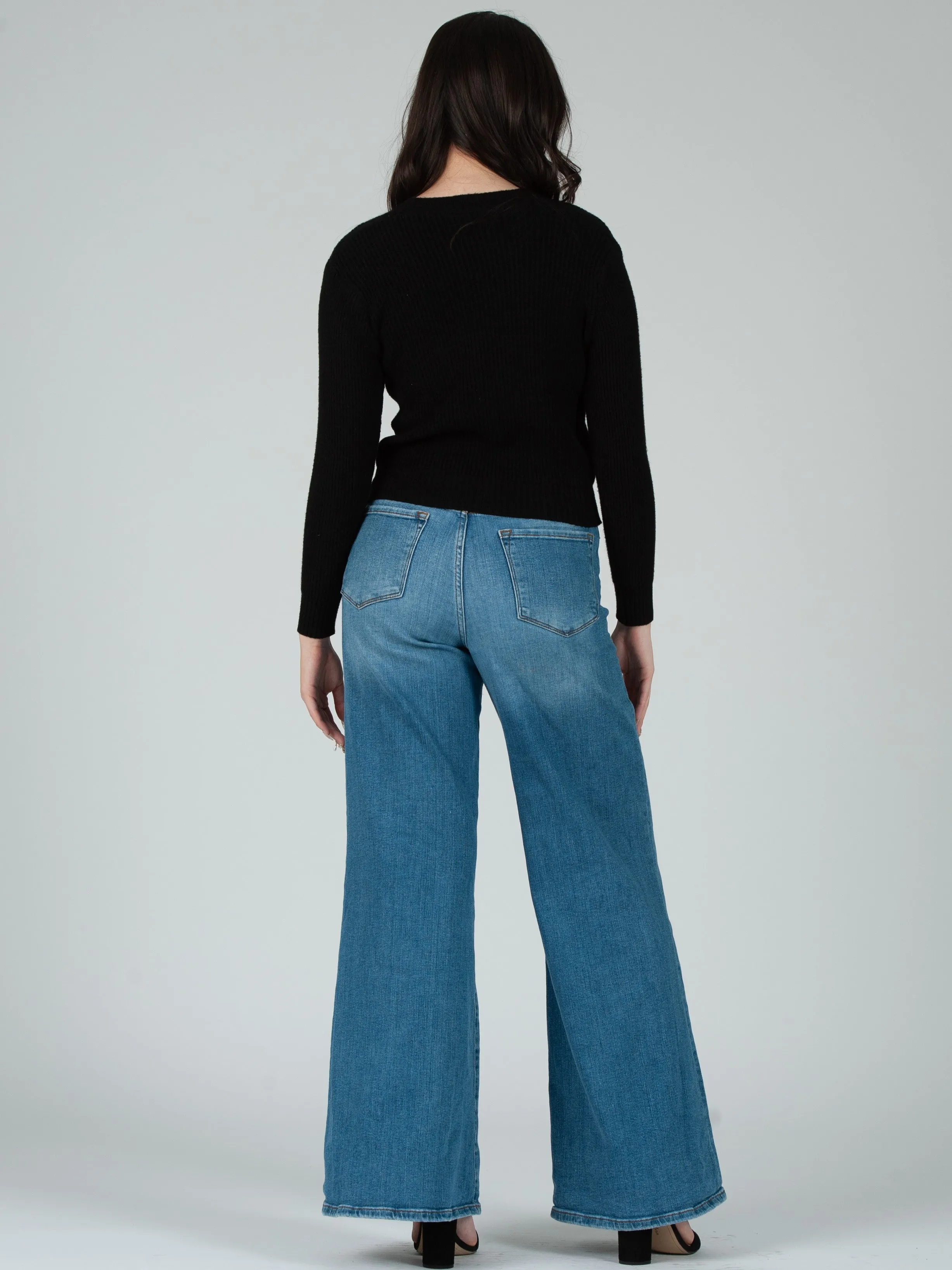 Women's Rhinestone Bow Button Cardigan sold by Lucca Couture product image thumbnail 5