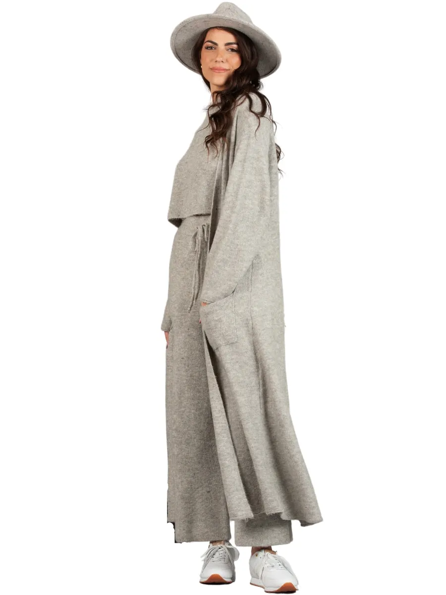 AVERY SWEATER PANTS-H.GRAY sold by Lucca Couture product image thumbnail 2