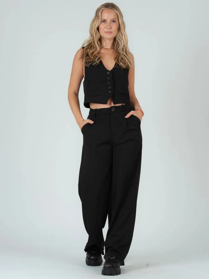 Women’s Classic Trousers-Black sold by Lucca Couture product image thumbnail 5