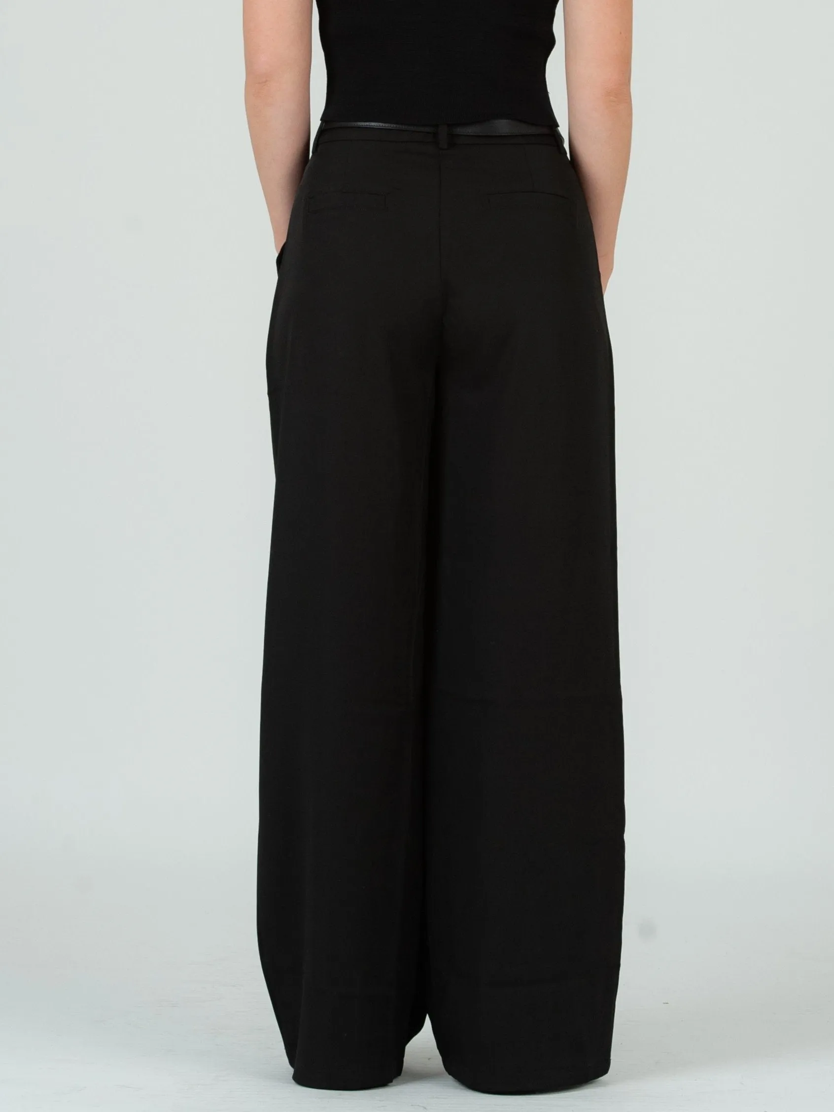 Women’s Classic Trousers-Black sold by Lucca Couture product image thumbnail 3