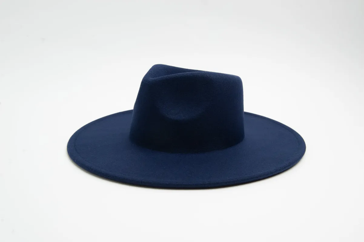 Women's Wide Brim Rancher Hat in Vegan Felt sold by Lucca Couture
