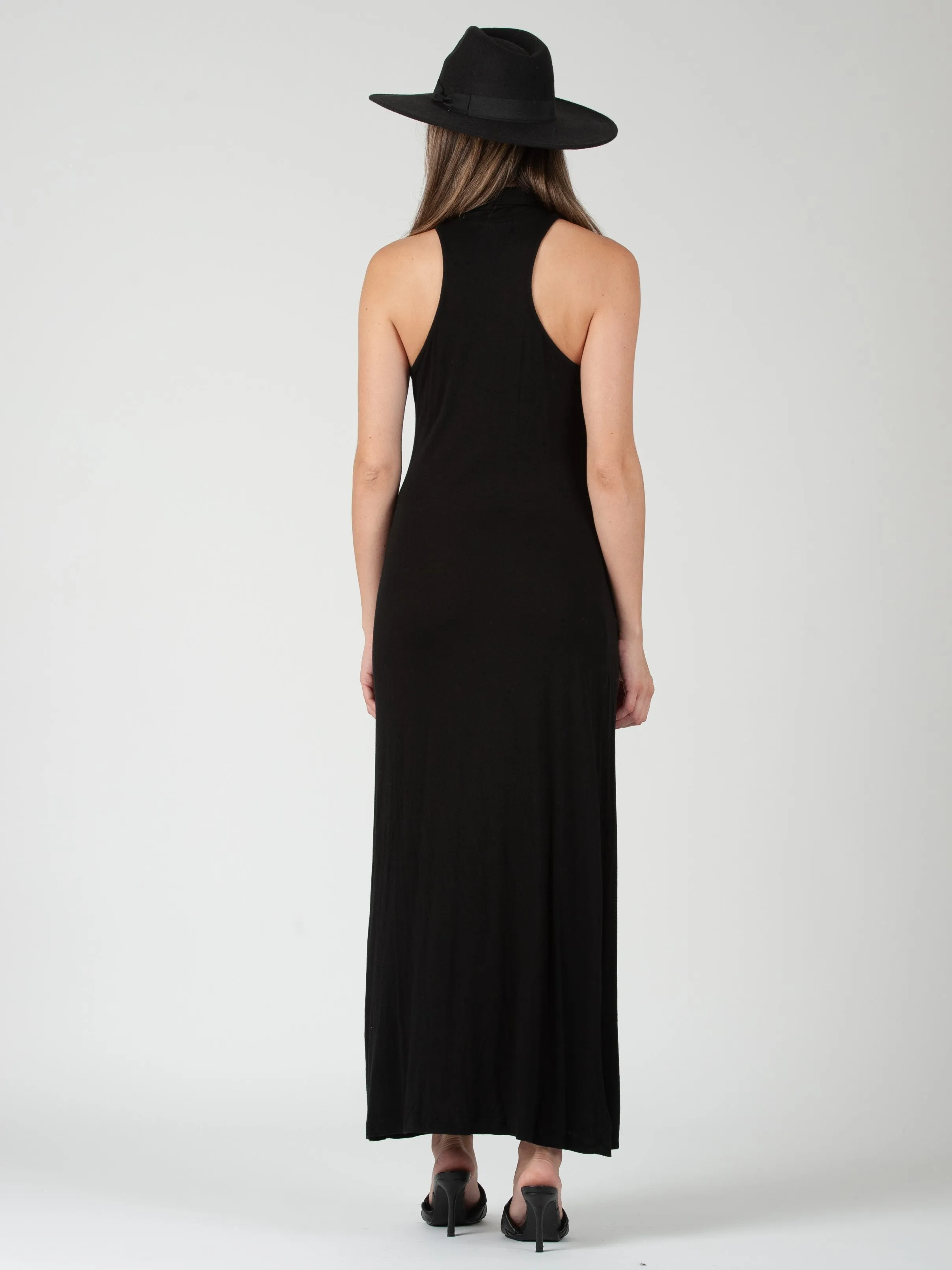 BAJA KNIT DRESS-BLACK sold by Lucca Couture product image thumbnail 3