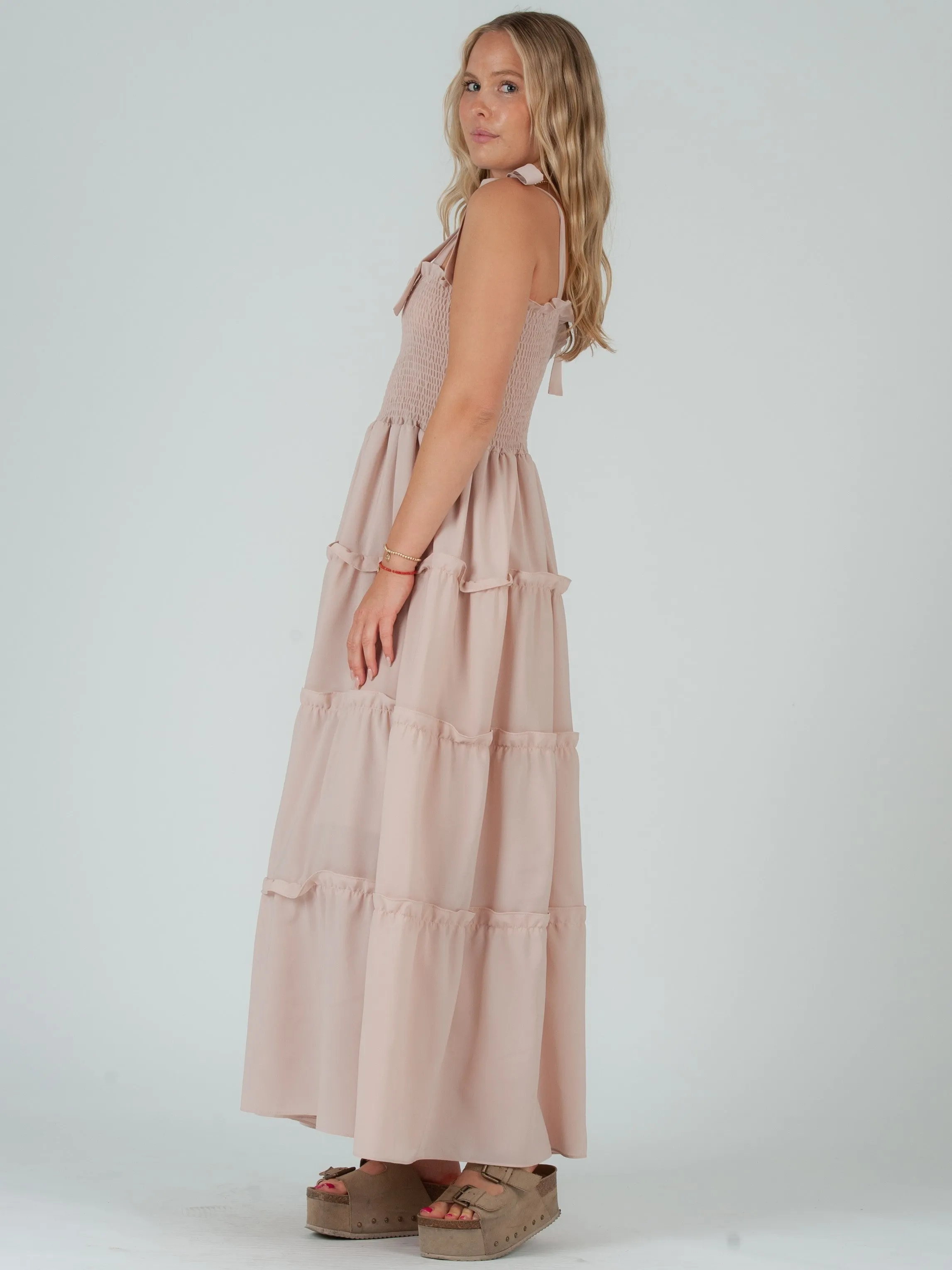 Women's Maxi Tier Dress sold by Lucca Couture product image thumbnail 4