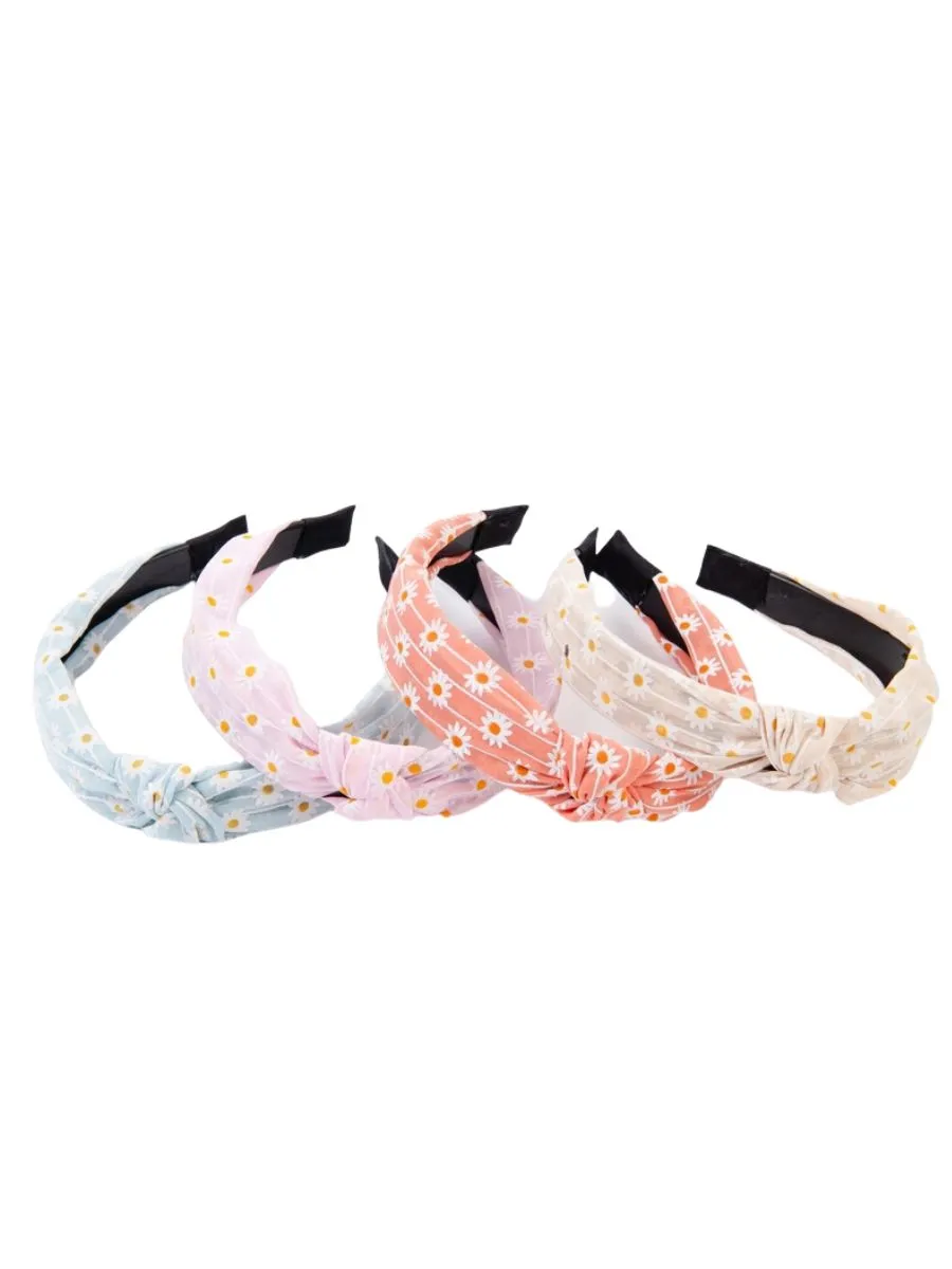 JESSICA DAISY STRIPE HEADBAND sold by Lucca Couture
