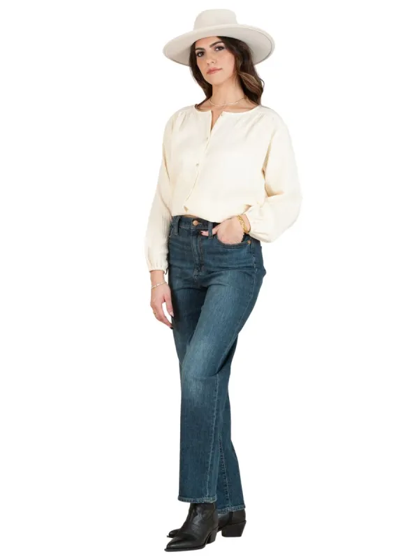 Women's Double Gauze Button Down Shirt sold by Lucca Couture