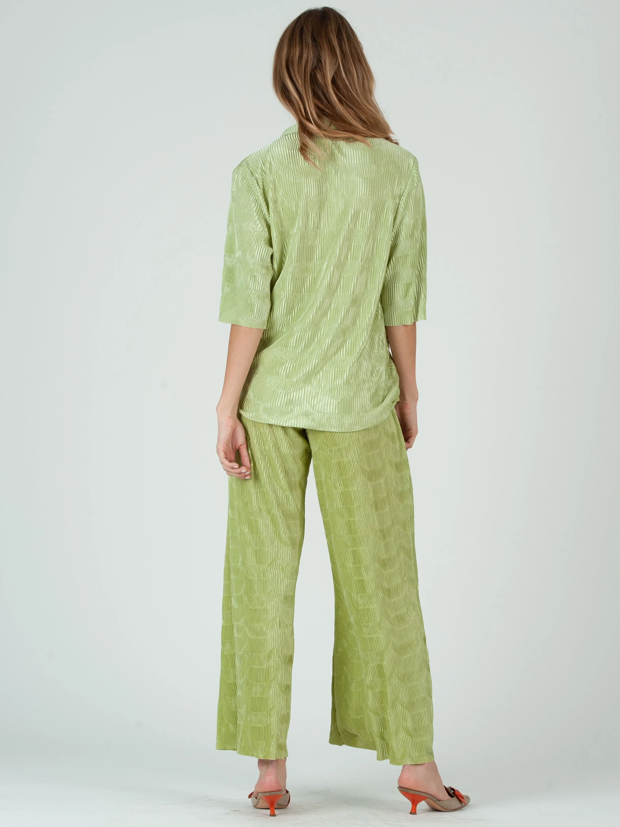 RALEIGH BUTTON DOWN TOP AND PANT SET-KEYLIME sold by Lucca Couture product image thumbnail 4