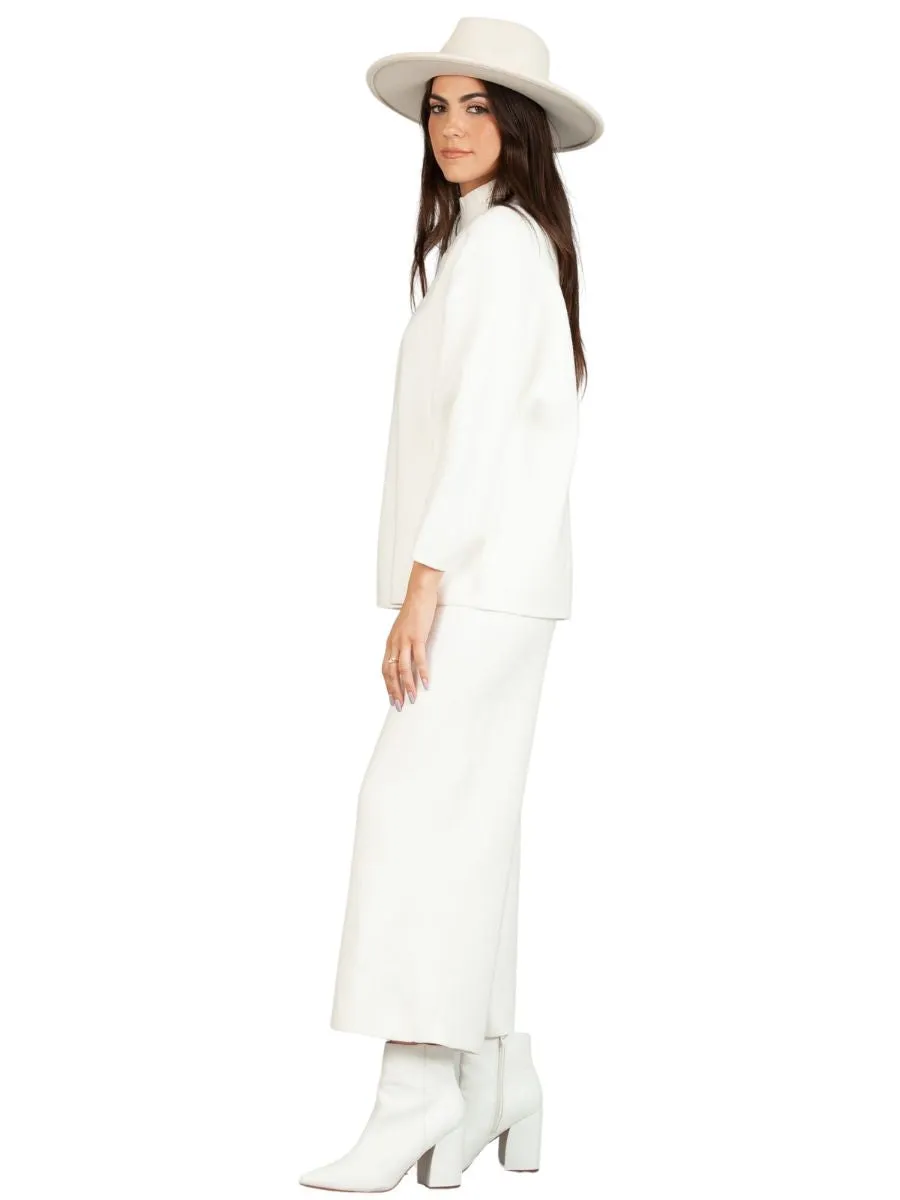 MERI SWEATER PANTS-WHITE sold by Lucca Couture product image thumbnail 3