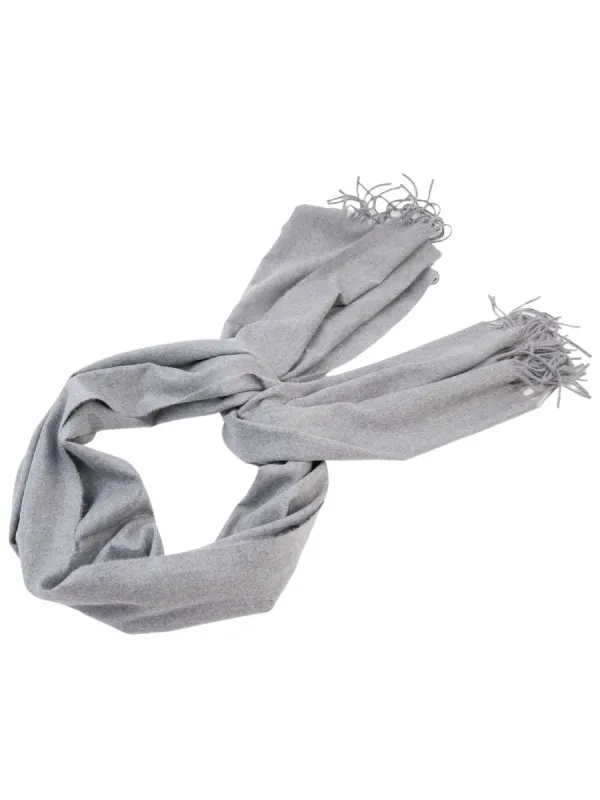 TREBLE ESSENTIAL SCARF-GREY sold by Lucca Couture