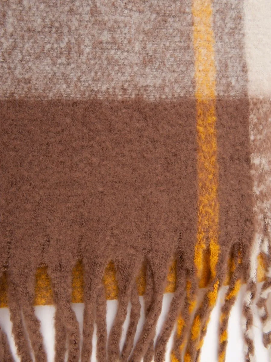 BC THICK SCARF-COCO/MUSTARD sold by Lucca Couture product image thumbnail 2