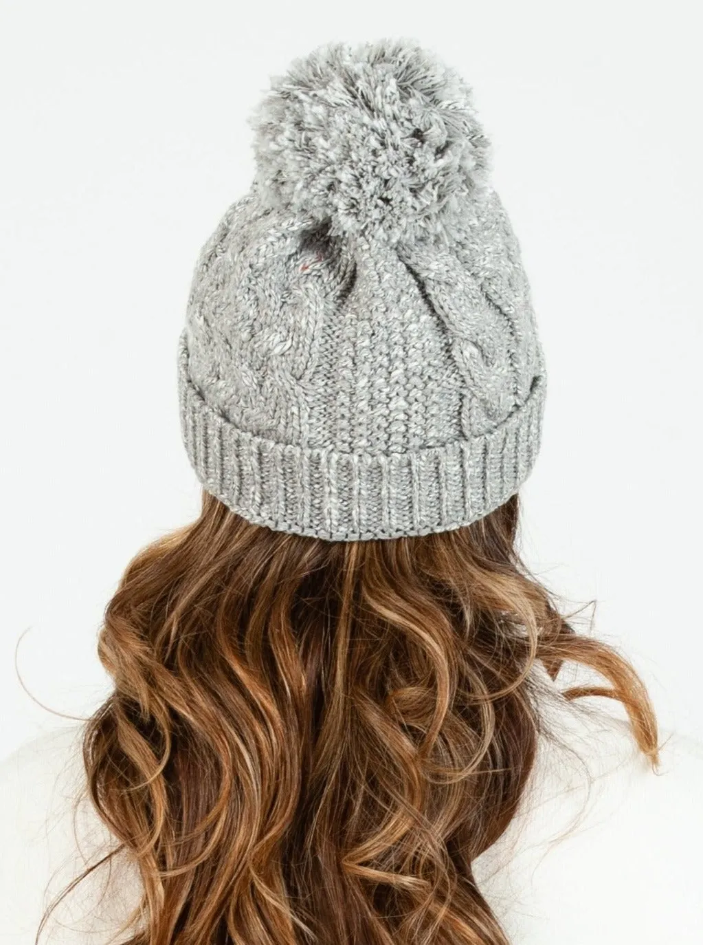 BLANCA KNIT POM POM BEANIE-GREEN sold by Lucca Couture product image thumbnail 4