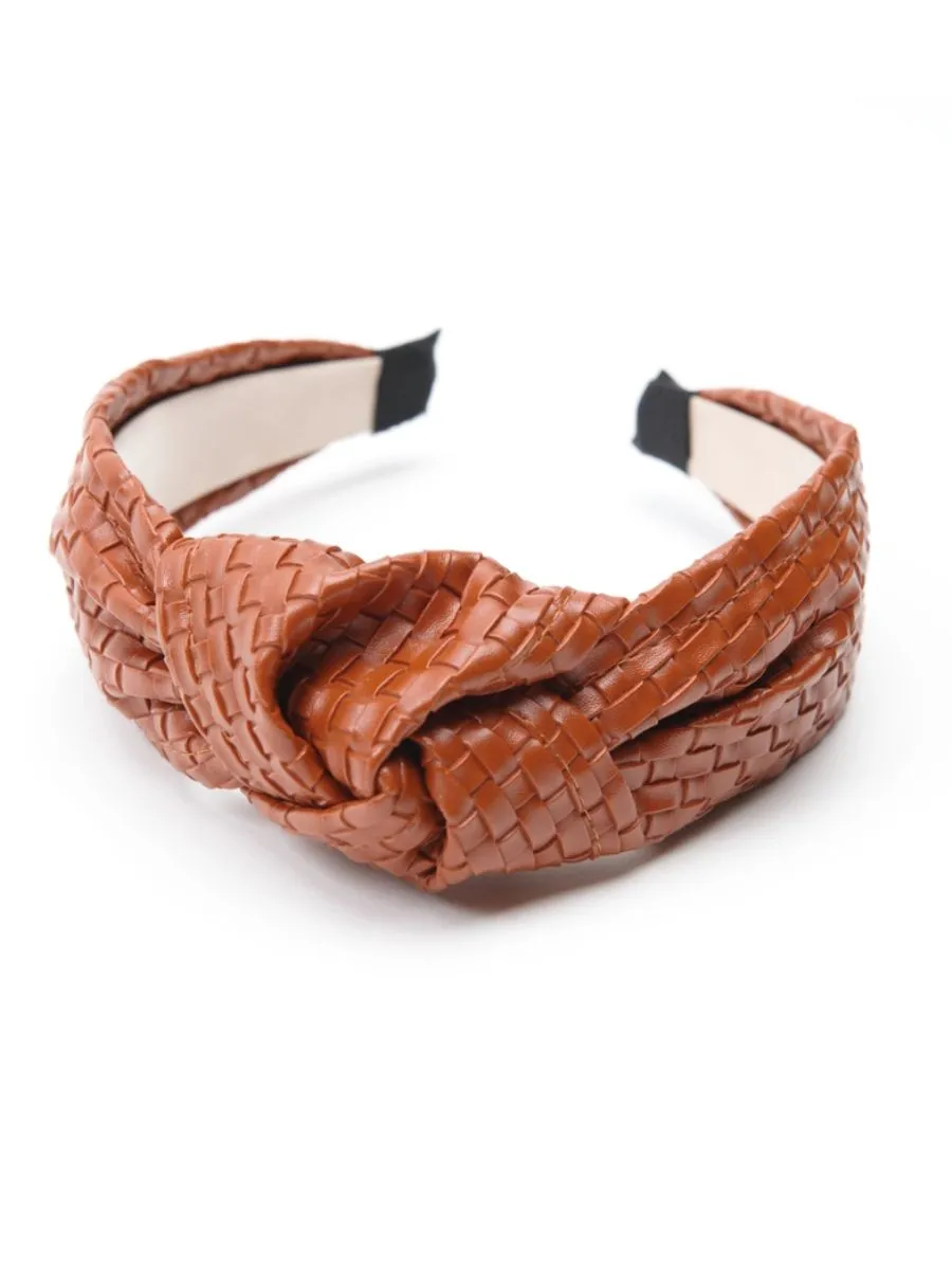 BOTTEGAISH HEADBAND-TAN sold by Lucca Couture product image thumbnail 3