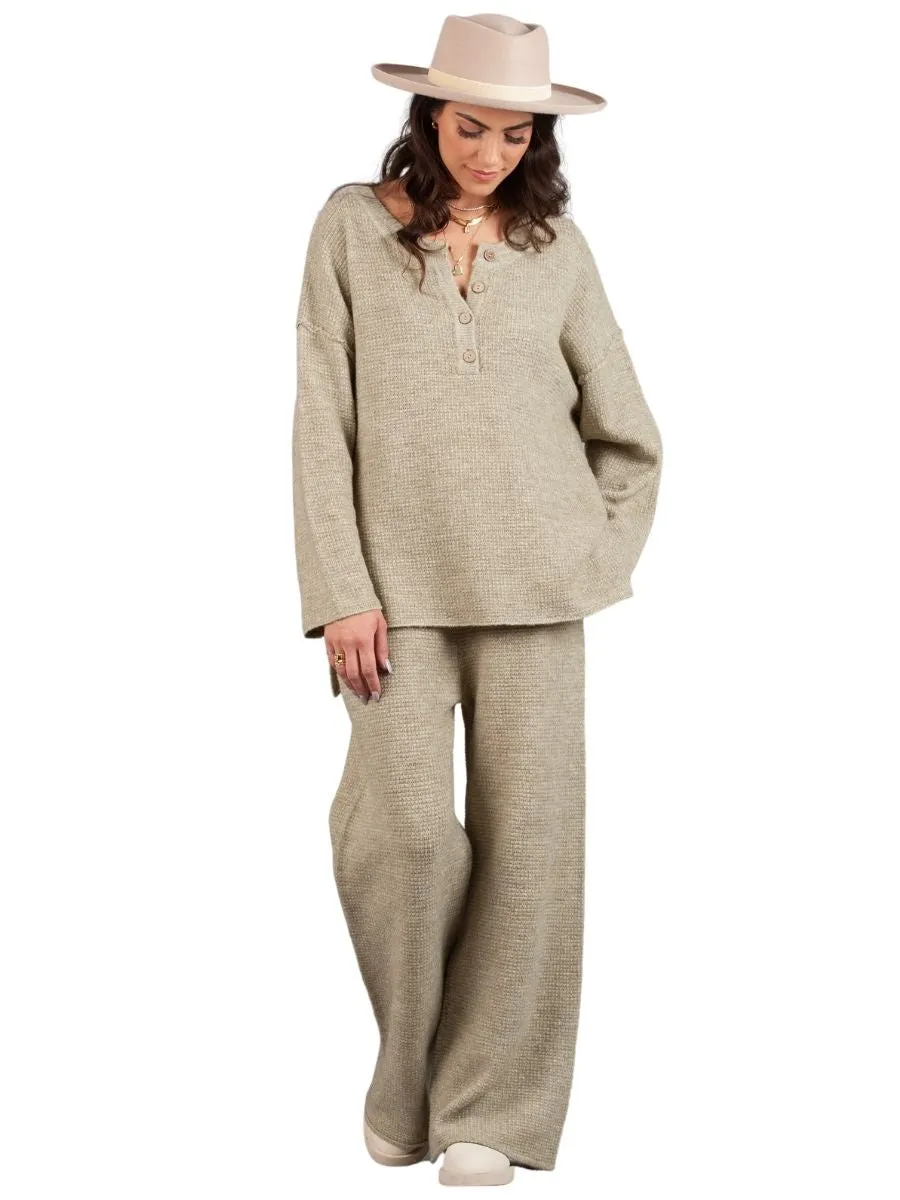 BARLEIGH SWEATER-WINTER MOSS sold by Lucca Couture