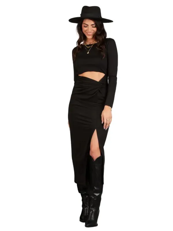 Women's Jersey Knit Maxi Dress sold by Lucca Couture