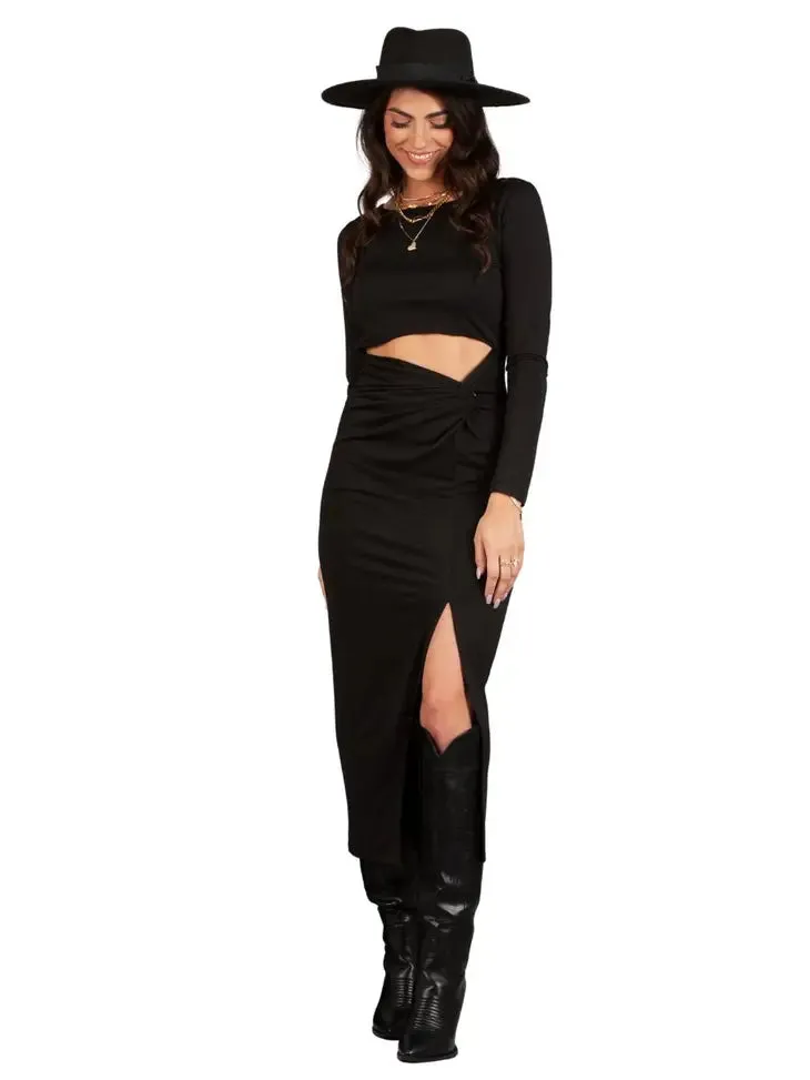 Women's Jersey Knit Maxi Dress sold by Lucca Couture