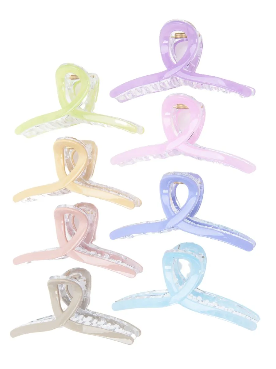 LATTE TWIST HAIR CLAW sold by Lucca Couture product image thumbnail 2