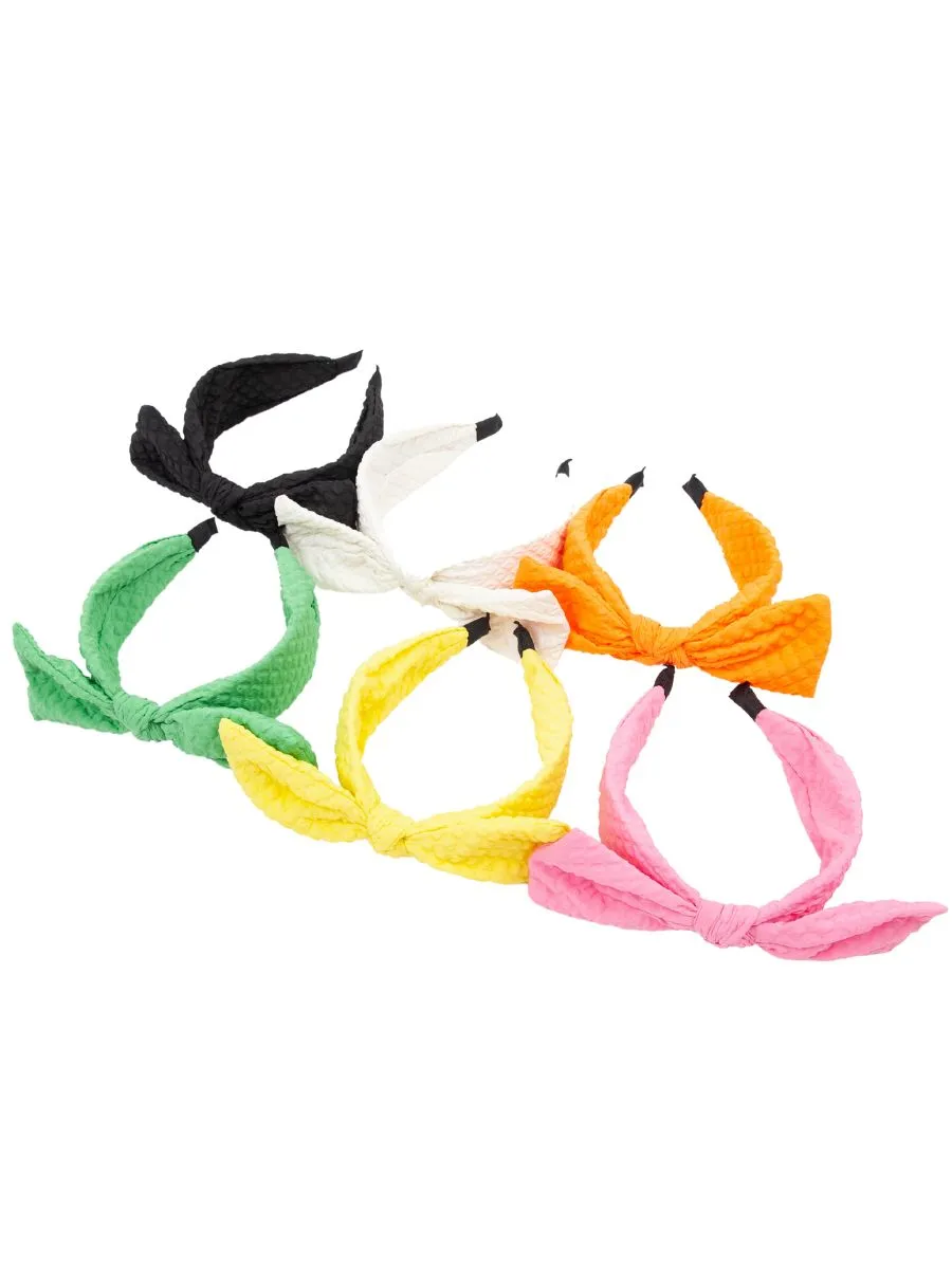 QUILTED BOWS HEADBAND sold by Lucca Couture product image thumbnail 3