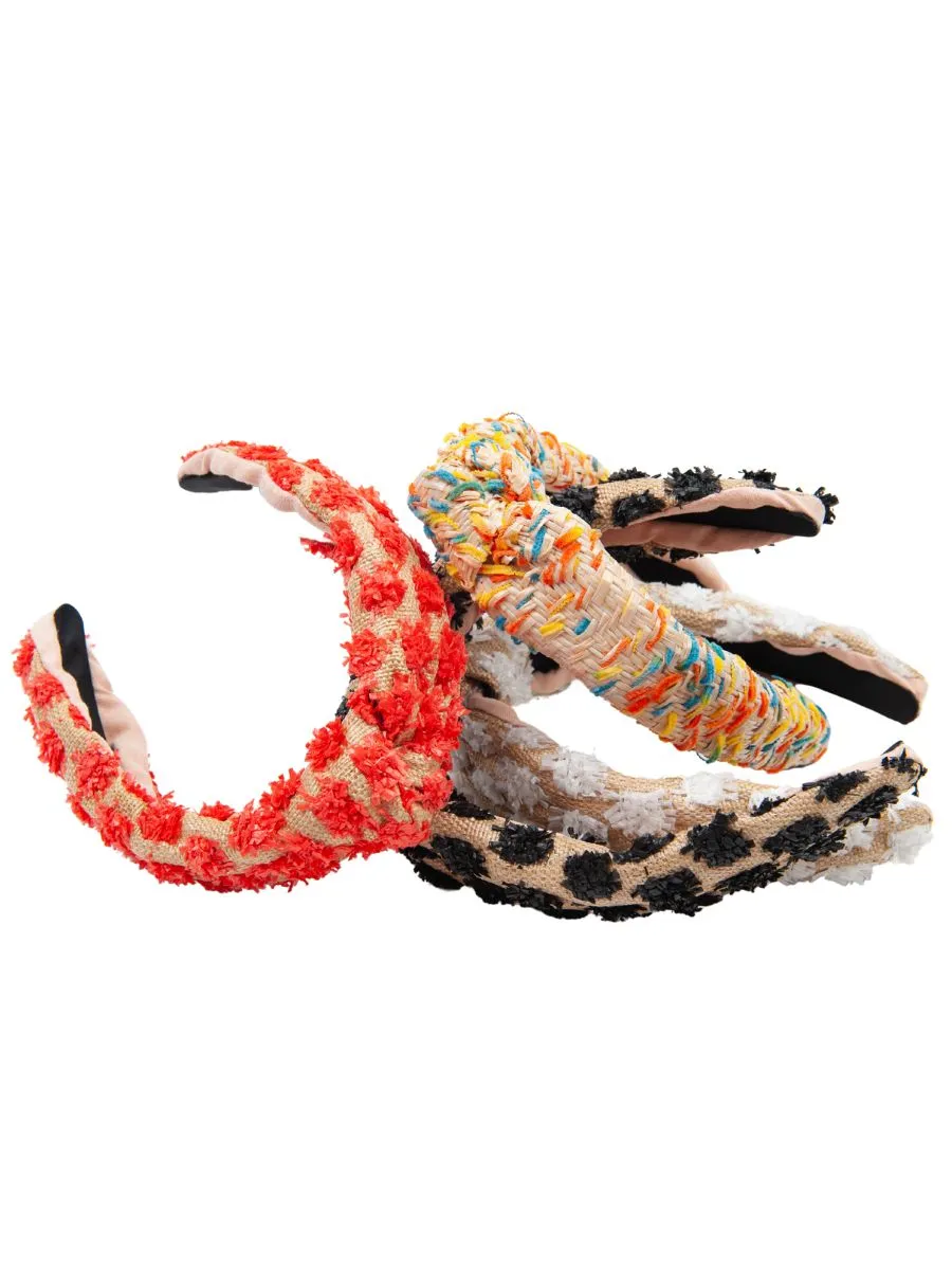 KITSCH TEXTURED HEADBAND sold by Lucca Couture product image thumbnail 2