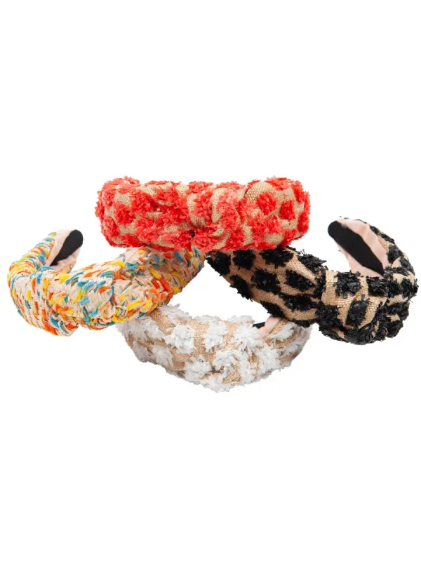 KITSCH TEXTURED HEADBAND sold by Lucca Couture