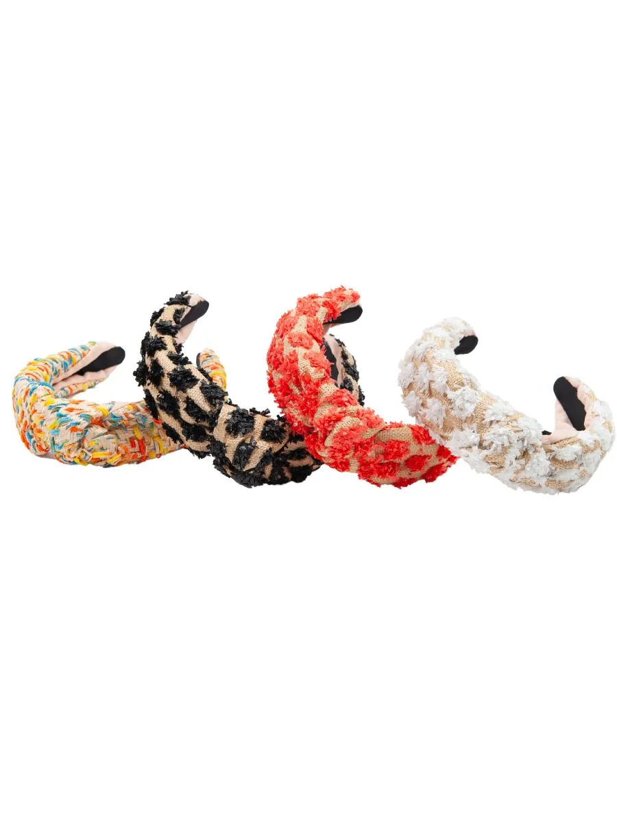 KITSCH TEXTURED HEADBAND sold by Lucca Couture product image thumbnail 3