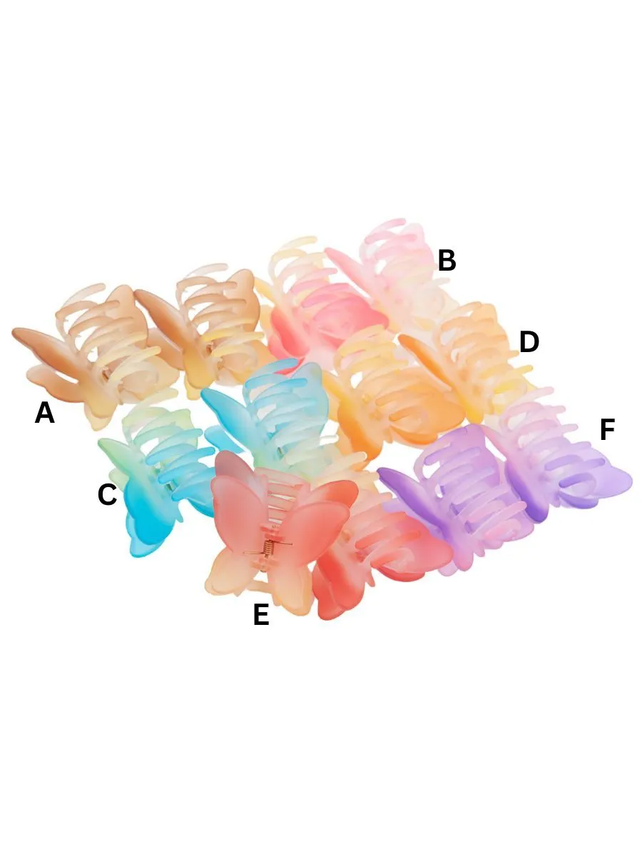 FRUIT PUNCH BUTTERFLY HAIR CLAW sold by Lucca Couture product image thumbnail 2