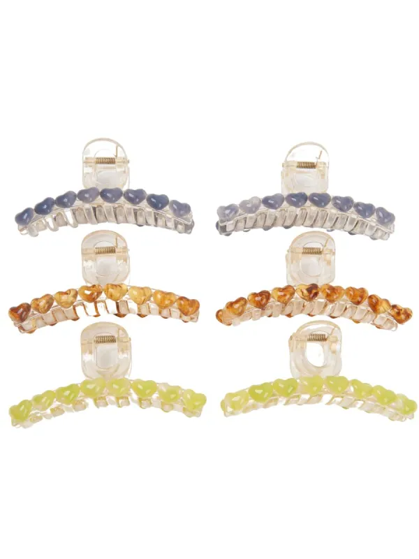 CANDY HEARTS HAIR CLAW sold by Lucca Couture