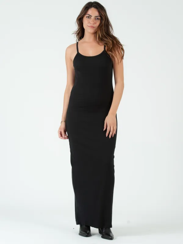 BILLIE CLASSIC TANK DRESS-BLACK sold by Lucca Couture