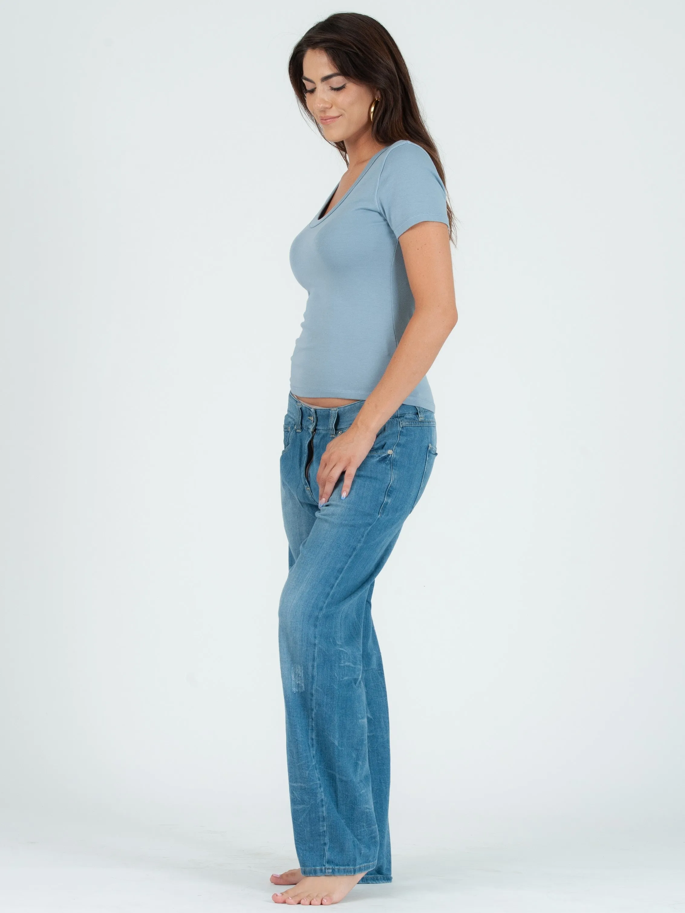 MEADOW TEE-BLUE sold by Lucca Couture product image thumbnail 2