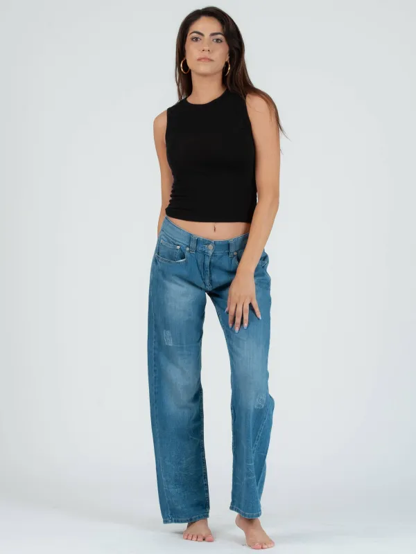 EDEN THROWBACK TANK TOP-BLACK sold by Lucca Couture