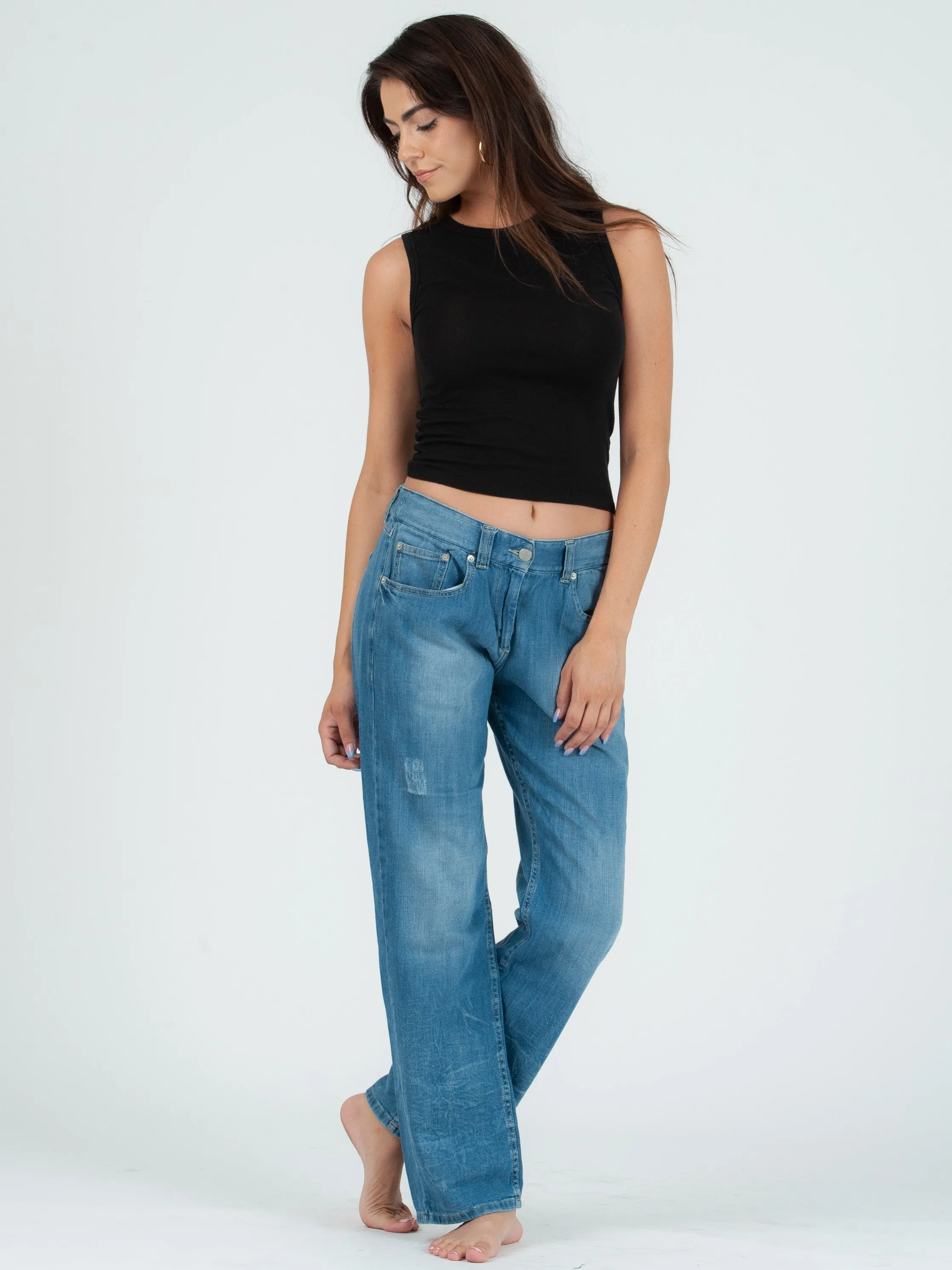 EDEN THROWBACK TANK TOP-BLACK sold by Lucca Couture product image thumbnail 4