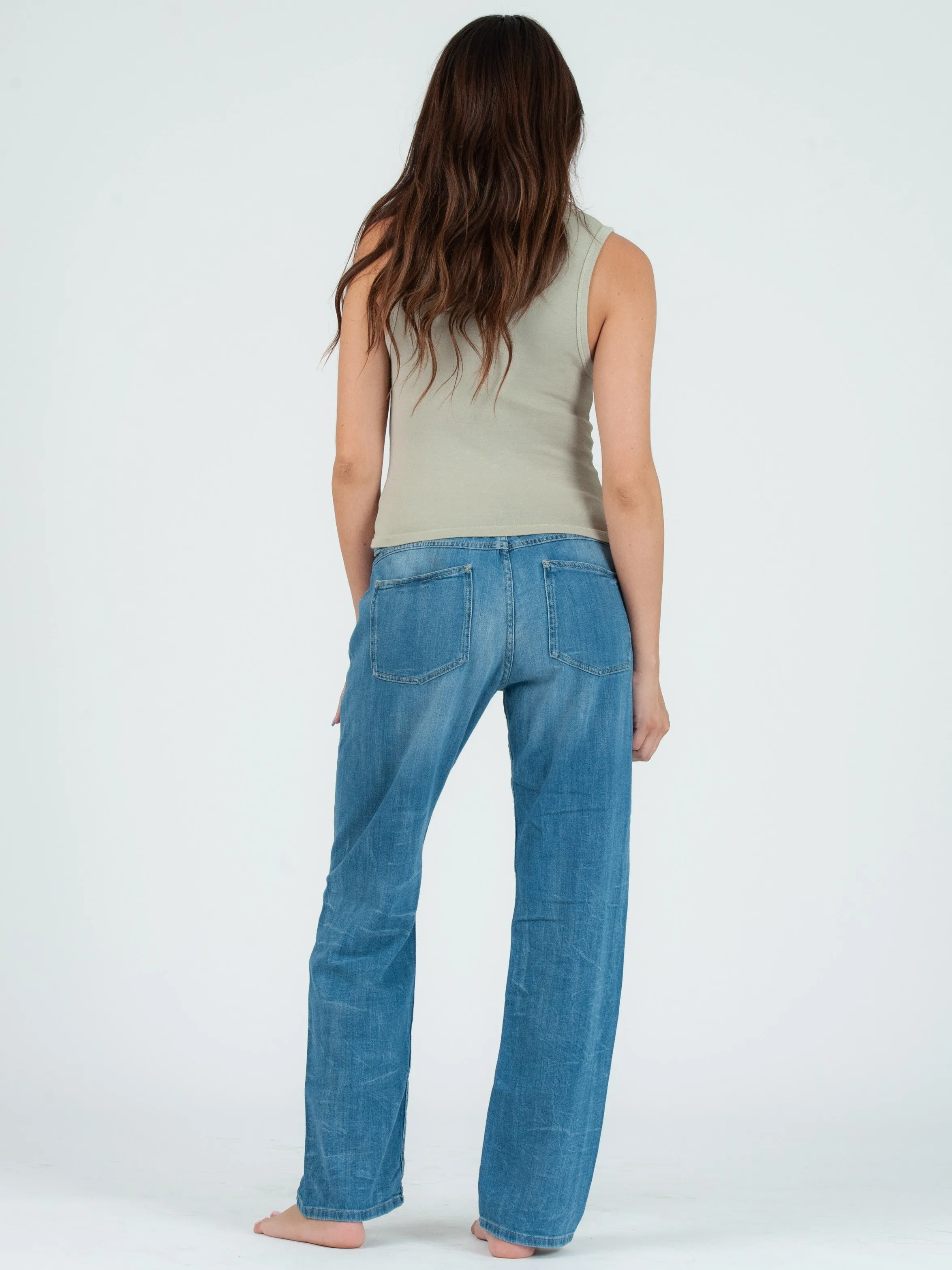 EDEN THROWBACK TANK TOP-SAGE sold by Lucca Couture product image thumbnail 3