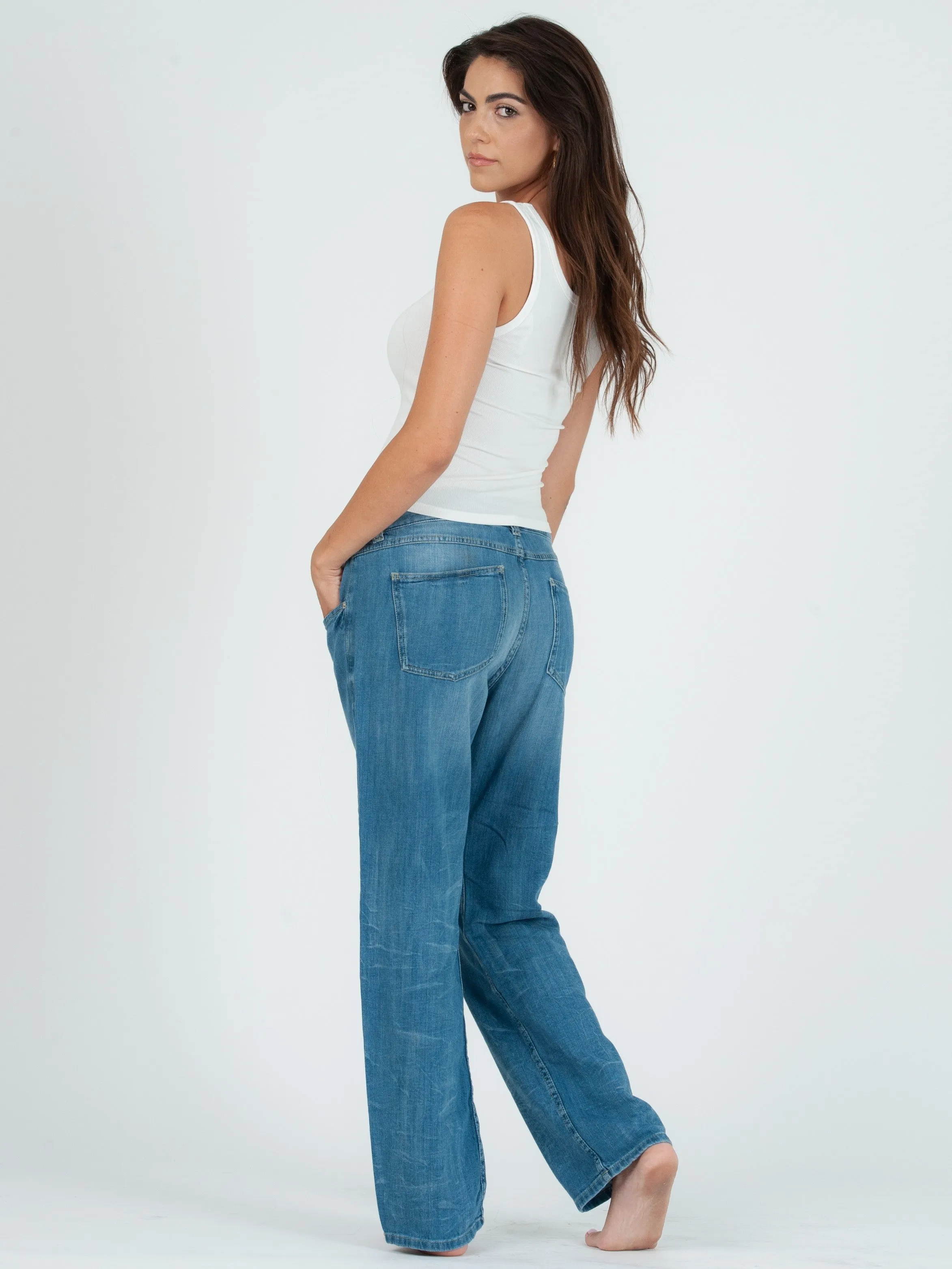 KATE CLASSIC TANK TOP-WHITE sold by Lucca Couture product image thumbnail 2