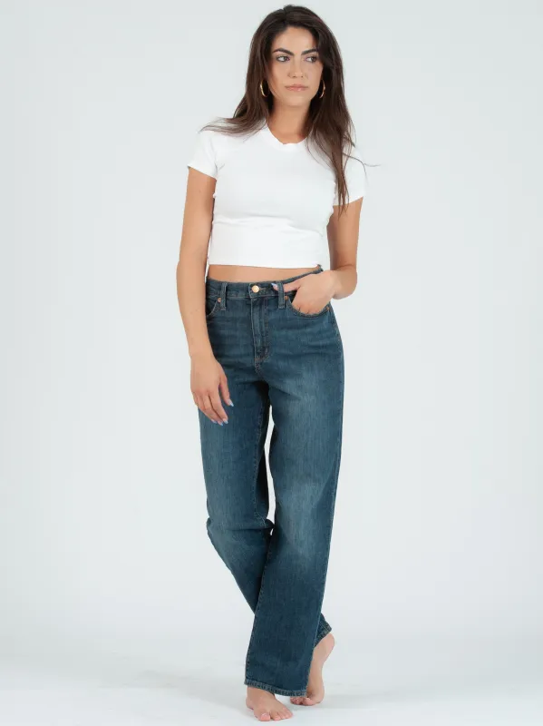 NICOLE ROUND NECK CROPPED TEE-WHITE sold by Lucca Couture