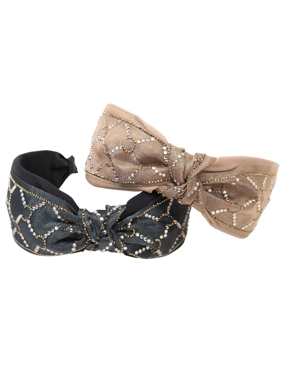 Women's Beaded Headband sold by Lucca Couture