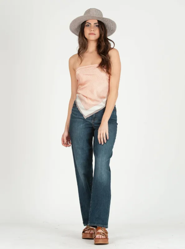 MILAN SATIN SCARF-PINK MH sold by Lucca Couture