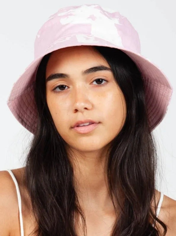 TIDE CANVAS BUCKET HAT-PINK sold by Lucca Couture