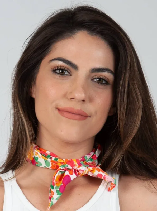 TALIA SATIN SCARF-BOUQUET sold by Lucca Couture