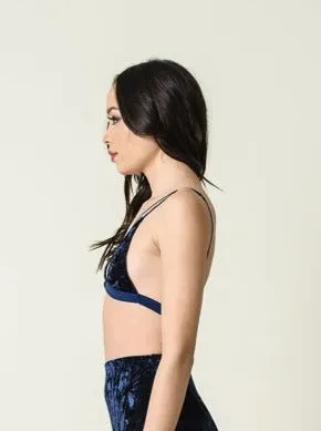 BELLE BRALETTE-NAVY sold by Lucca Couture product image thumbnail 2