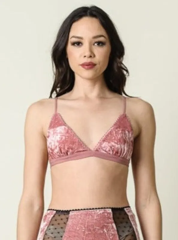 CRUSH BRALETTE-PINK sold by Lucca Couture