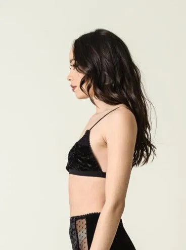 CRUSH BRALETTE-BLACK sold by Lucca Couture product image thumbnail 2