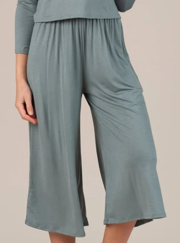 CALYPSO CULOTTE PANT-MINT sold by Lucca Couture