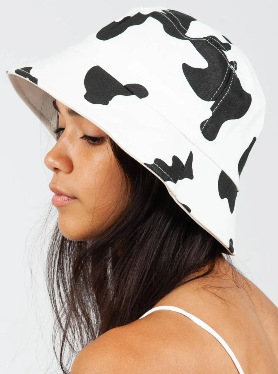 MOOMOO BUCKET HAT-BLACK sold by Lucca Couture product image thumbnail 2