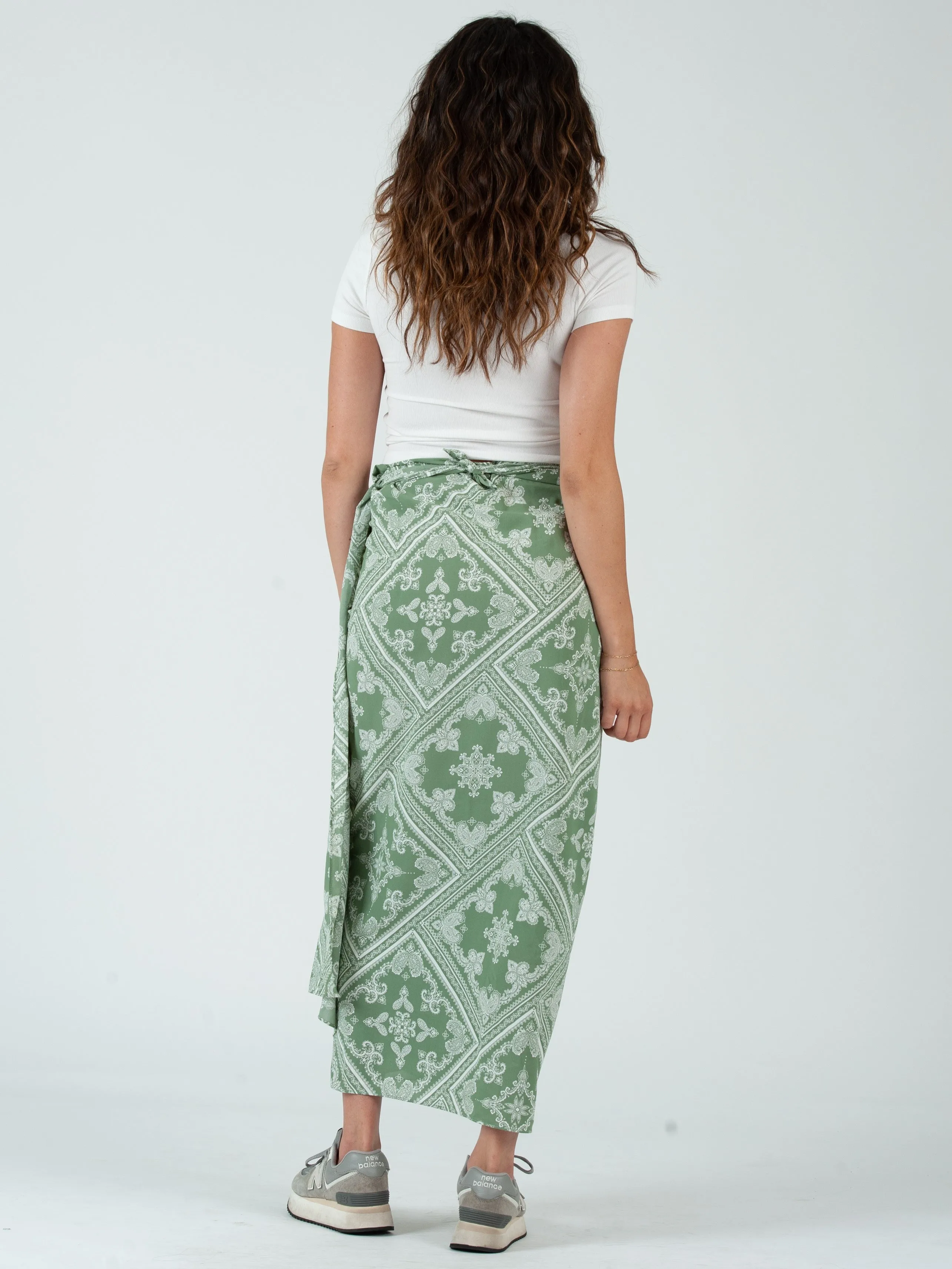 MITILINI GETAWAY PAREO-SAGE sold by Lucca Couture product image thumbnail 3