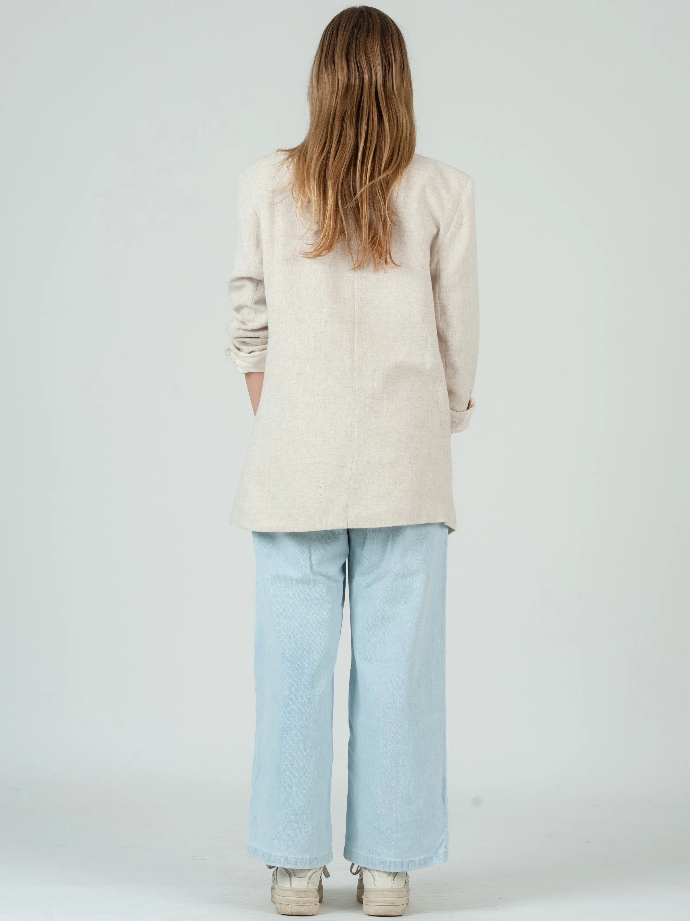 FLYNN BLAZER-WHEAT sold by Lucca Couture product image thumbnail 3