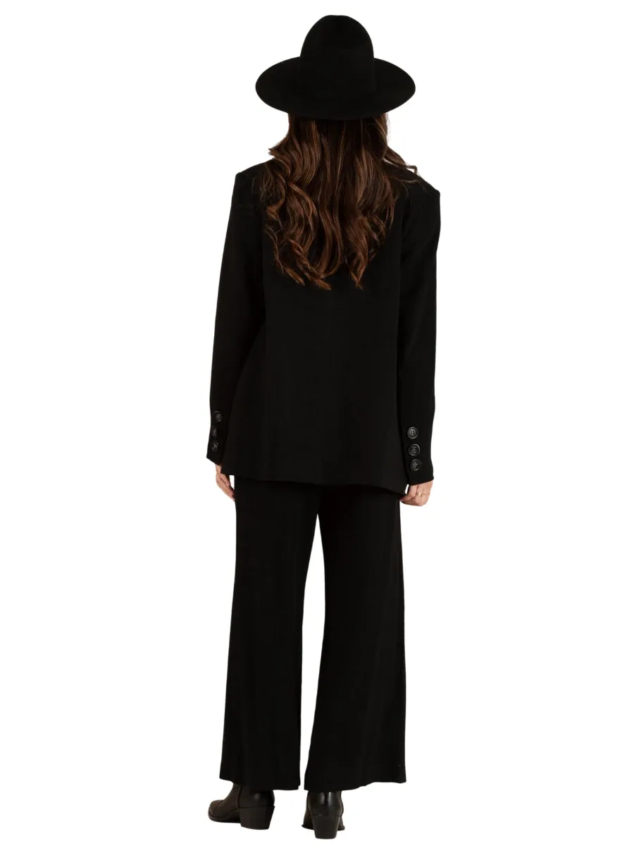 FLYNN BLAZER-BLACK sold by Lucca Couture product image thumbnail 4