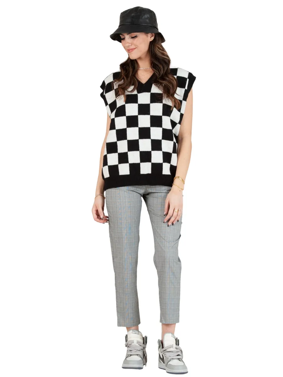 GLENPLAID TROUSER PANTS sold by Lucca Couture