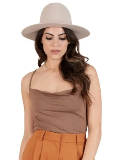 KELSIE DRAPE CAMI-ACORN sold by Lucca Couture