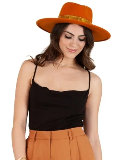 KELSIE DRAPE CAMI-BLACK sold by Lucca Couture