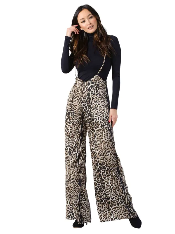 JORDAN JUMPSUIT-CHEETAH sold by Lucca Couture