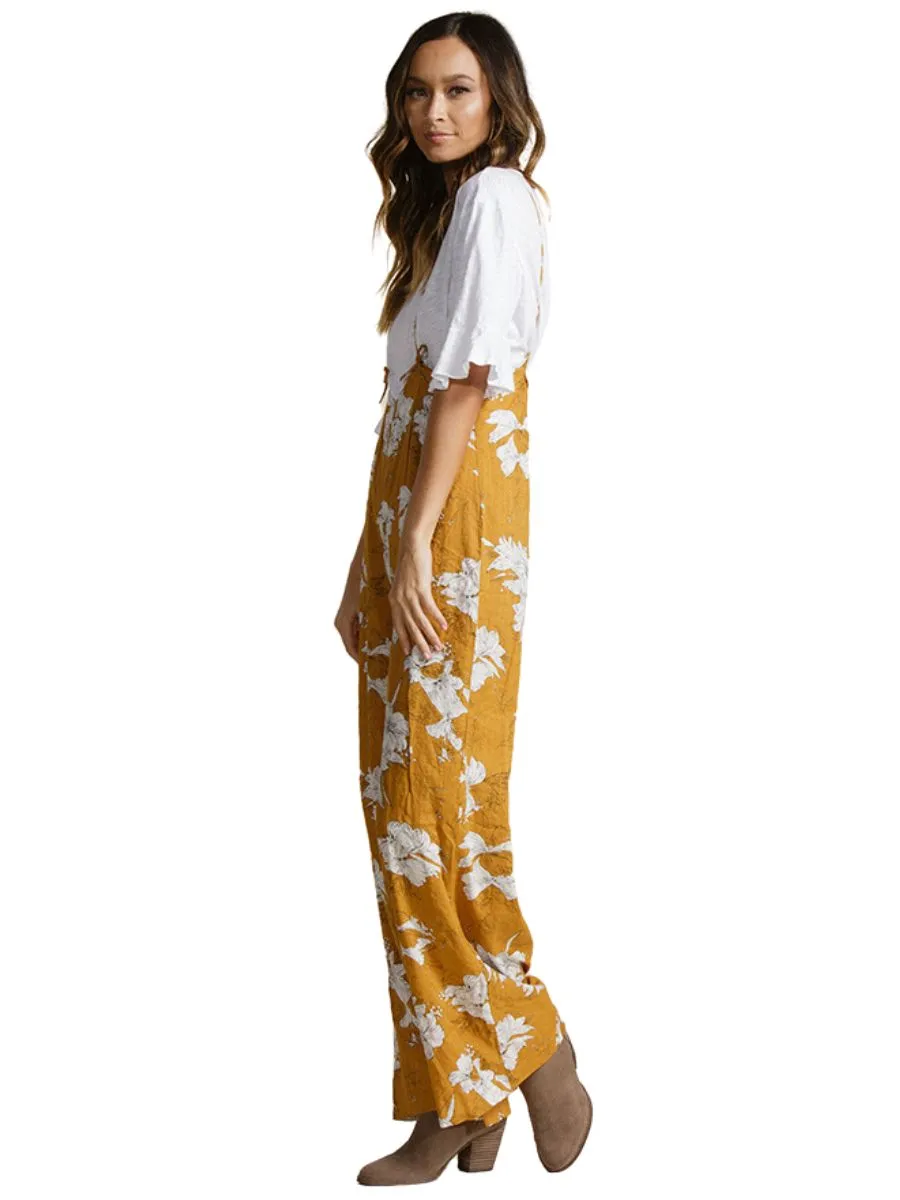 JORDAN JUMPSUIT-SUNSET HIBISCUS sold by Lucca Couture product image thumbnail 2